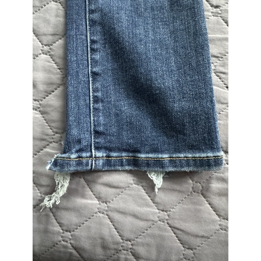 Risen Jeans Straight Leg Vintage Washed RDP1268 Sz 3/26 Frayed Distressed GUC - Picture 4 of 12